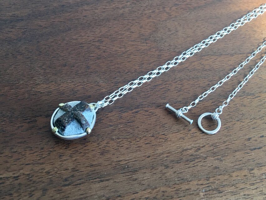 staurolite(十字石）necklace