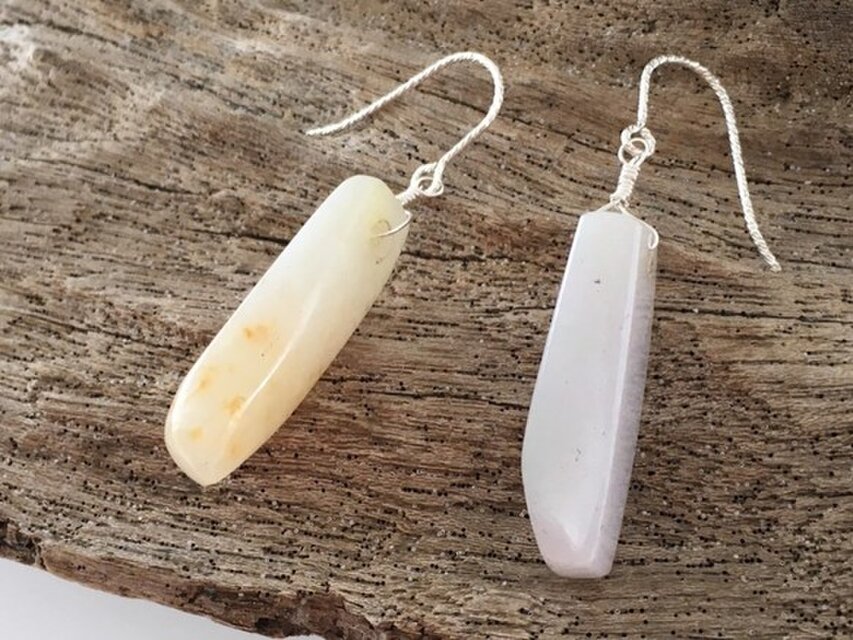 ミャンマー産天然翡翠◇Silver ピアス／イヤリング | iichi 日々の 