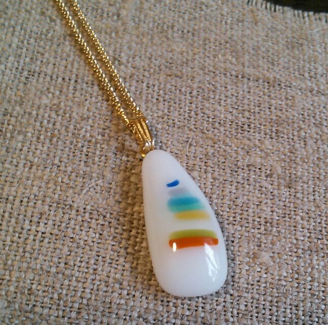 しましまのネックレス（プチ秋）