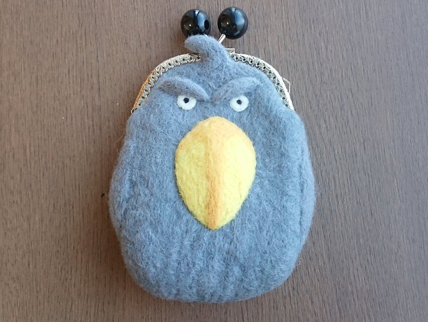 はしびろさんのフェルト がま口ポーチ　CS0152