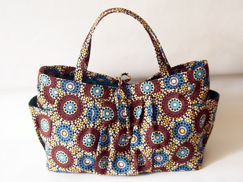 スクエアグラニーバッグ　モロッカン