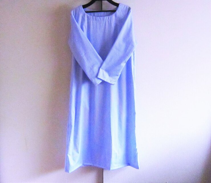 ストライプのワンピース８