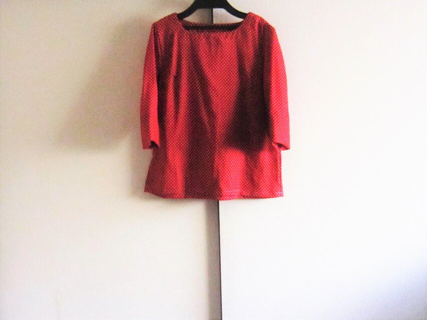 水玉のブラウス１０