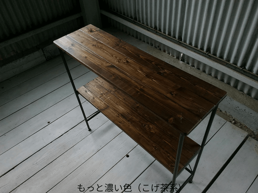 キッチンラック 収納棚 アイアン ウッド 頑丈》《全面溶接》アイアン ウッド キッチン ラック / 完成品 レンジ