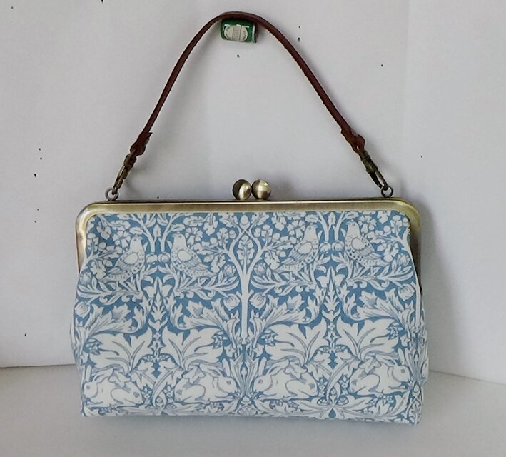 ウイリアムモリス　ブラザーラビット　がま口バッグ