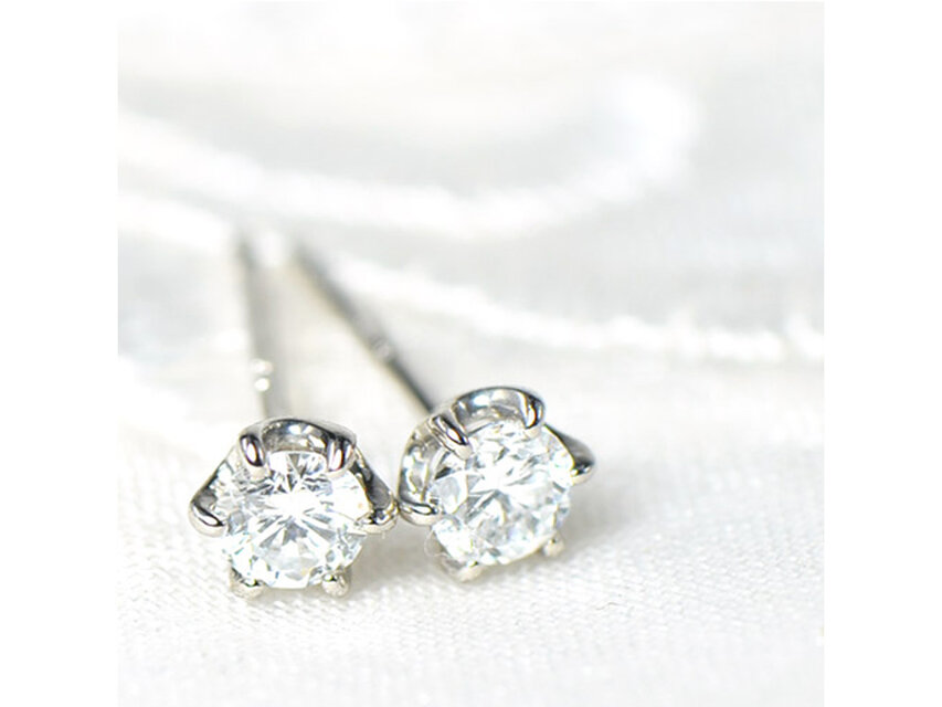 プラチナ900　ダイヤモンド　ピアス　0.2cts　Pt900　BM005CI