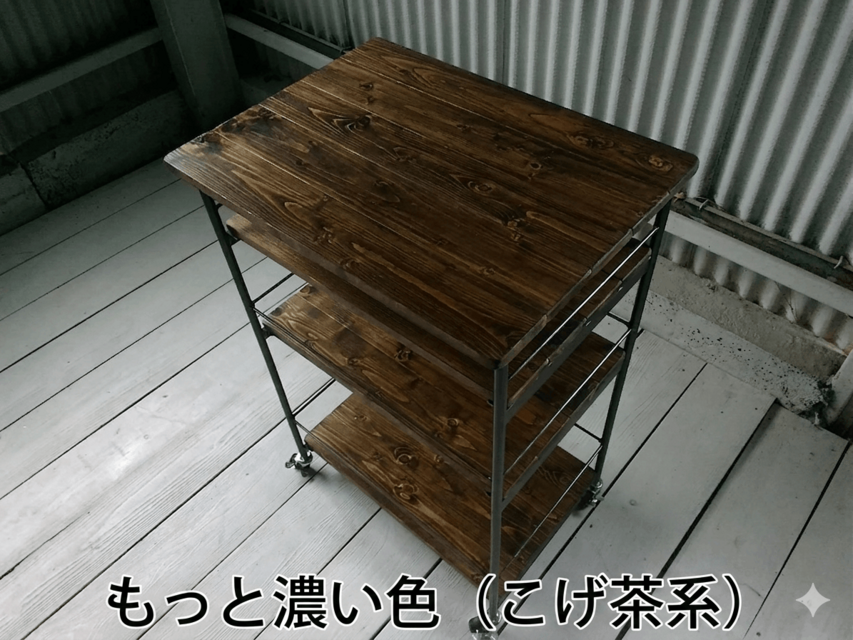 アイアン ウッド ワゴン （ キッチンワゴン 店舗什器 レンジ台