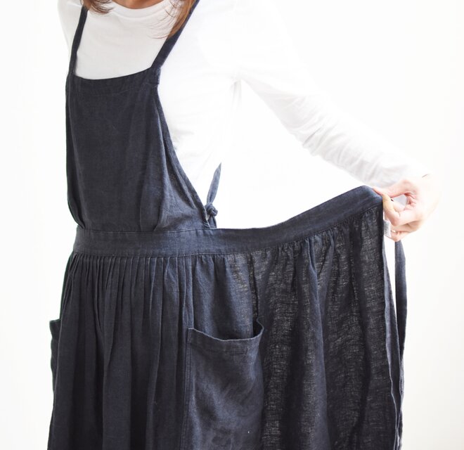 ※エプロンドレスの着方　ご購入前にご一読ください※