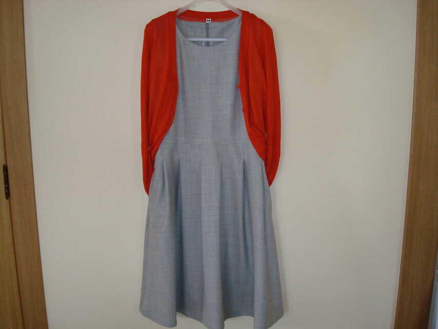 「きちんとシルエット＊ノースリーブワンピース」