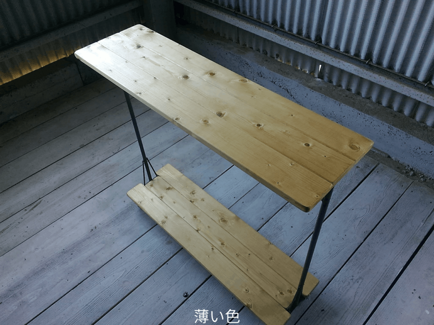 頑丈》《全面溶接》アイアン ウッド ハンガーラック S / 完成品 ベビー