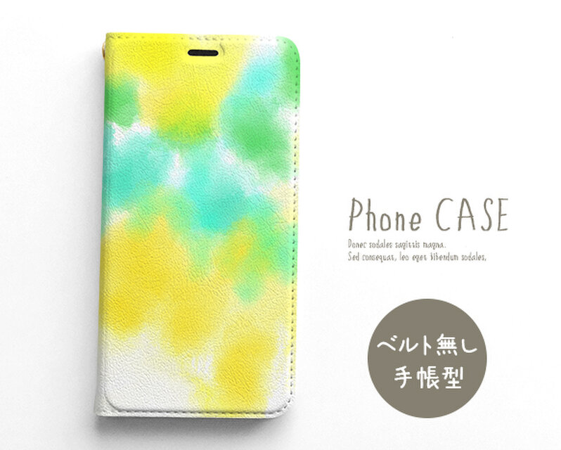 手帳型スマホケース《ベルト無し》　mice_086