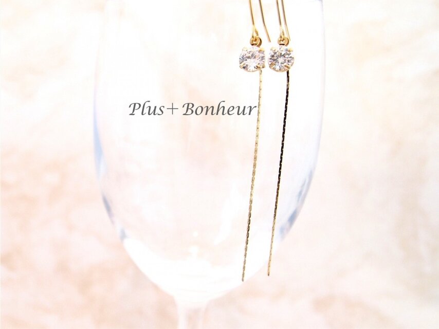 SOLD　OUTシンプルなチェーンのピアス◆