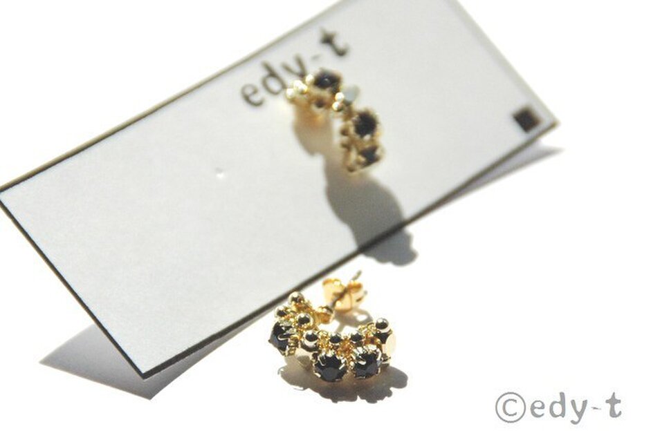 edy-t■チタンポスト／ジェットＣ型ピアス☆送料無料