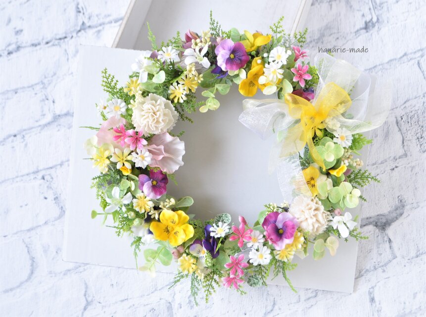 yさま　オーダー　すみれと黄色いリボン