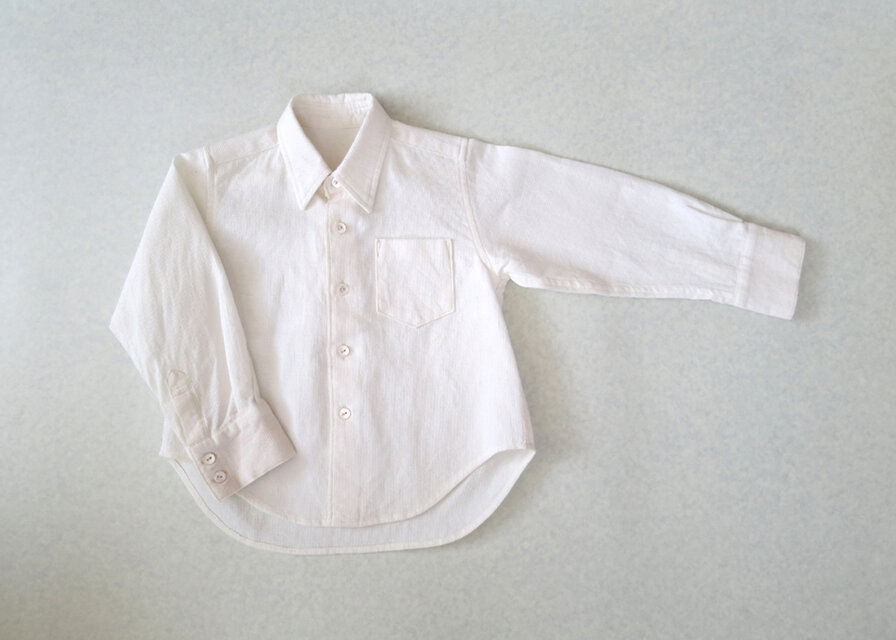 コットンワッフルシャツ／2.3さい