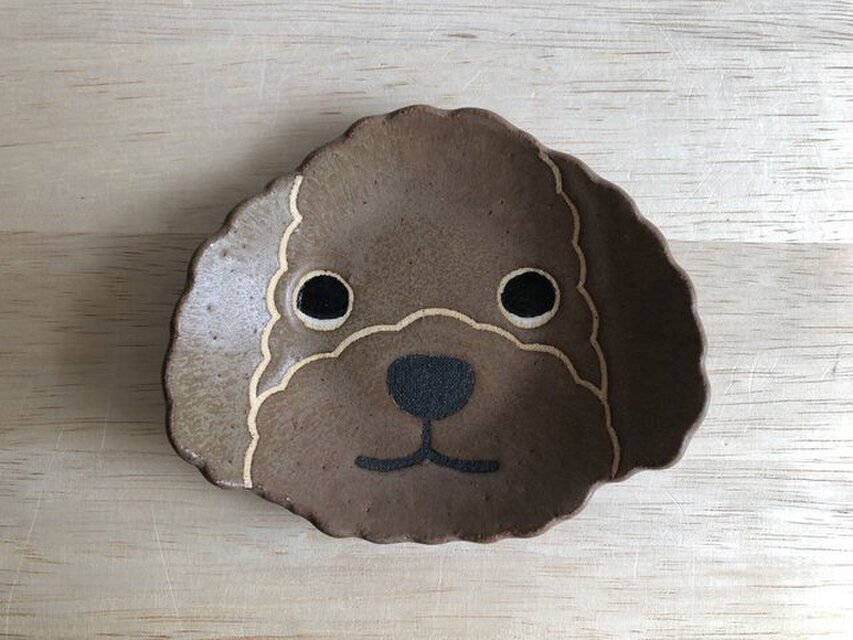 トイプードル小皿