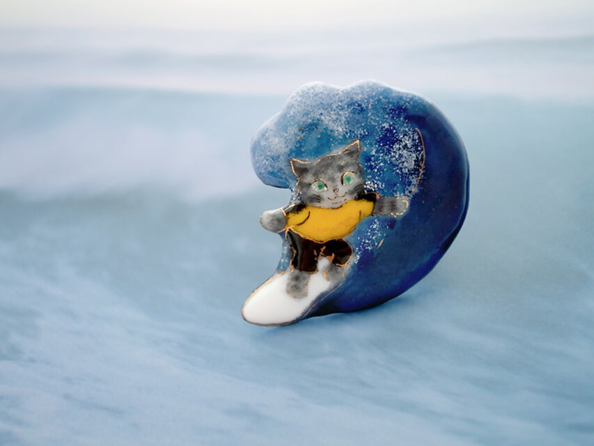 サーフィンねこ 249