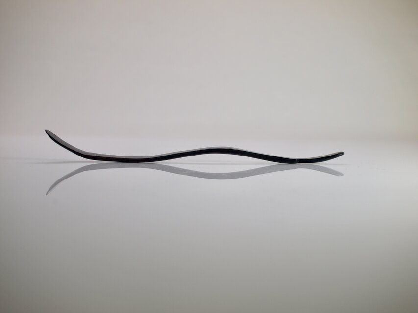 黒柿の茶杓 銘「木守柿」 | iichi 日々の暮らしを心地よくする