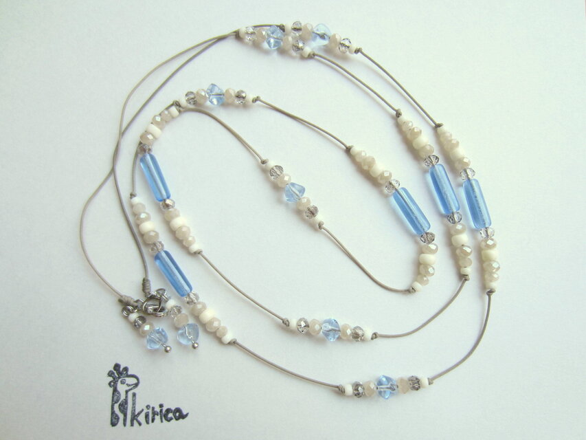 ビンテージチェコのロングネックレス＆ラリエット