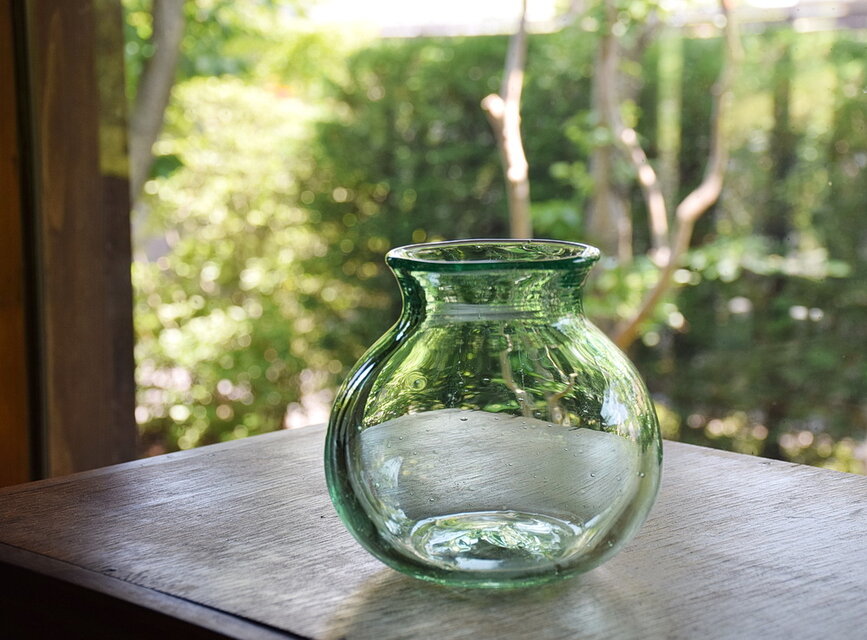 網泡花瓶＜エメラルドグリーン＞ | iichi 日々の暮らしを心地よくする