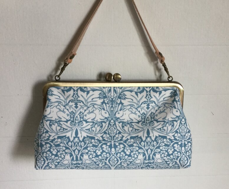 ウイリアムモリス　ブラザーラビット　がま口ミニバッグ　