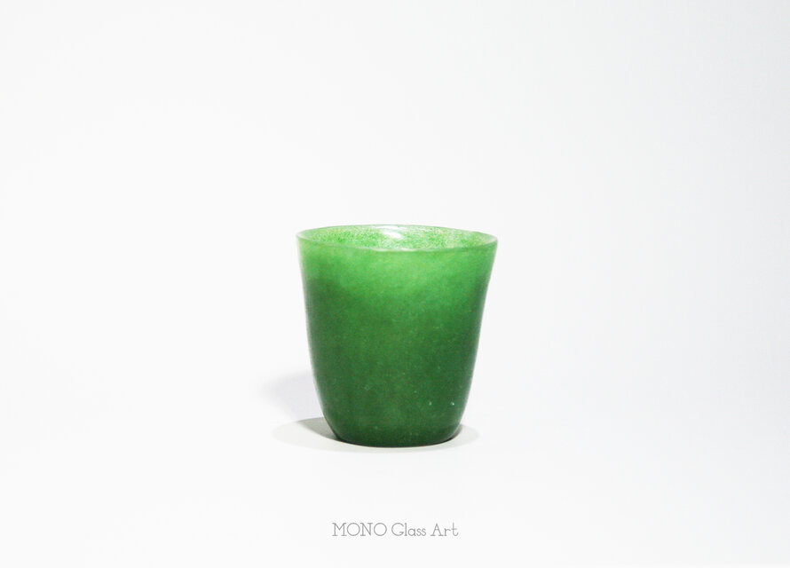 パートドヴェールガラスのぐい呑【オリジナル・一点もの | 酒器】