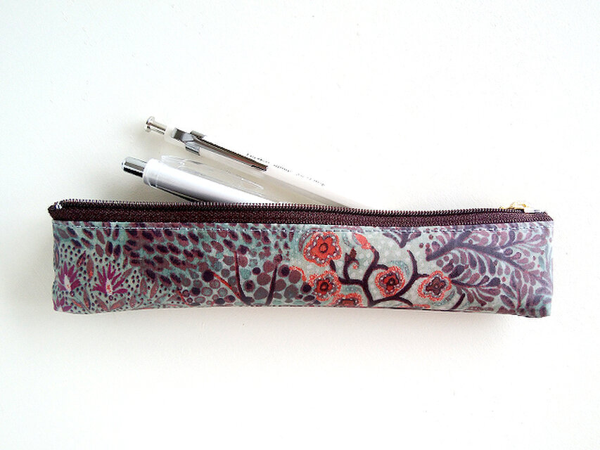 R様ご予約品 リバティ ペンケース デビッドジョー グレー