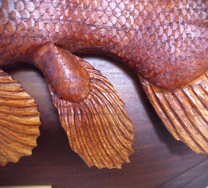 シーラカンス　ハンドメイド ハンドメイド 61cmシーラカンス フィギュア レプリカ 化石魚