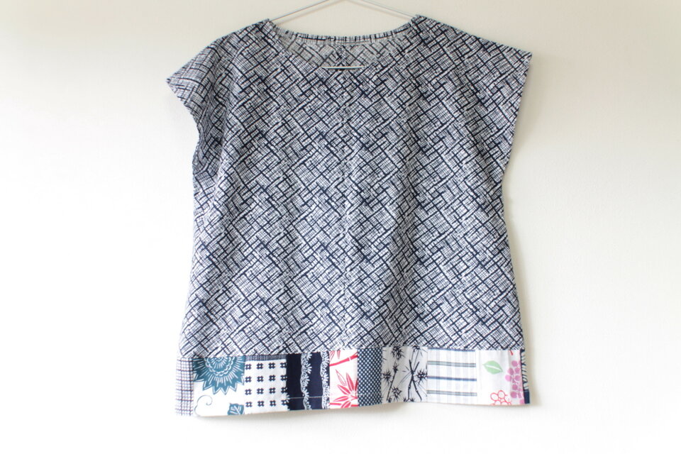 ☆浴衣ブラウス☆　パッチワーク♪/31yb13