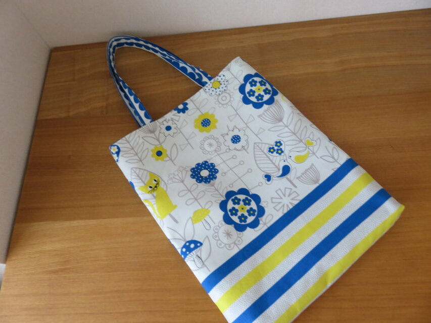 ルシアン　ミナコココレクション　ペタンコトートバッグ（猫）