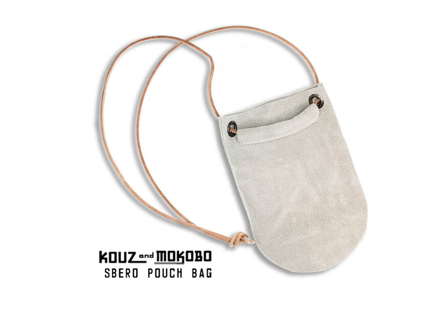 ▲SBERO 秋色ダスティーグレー★スマホが入るミニサコッシュ「エスベロ ポーチバッグ」ミニマム2WAY（SBP）