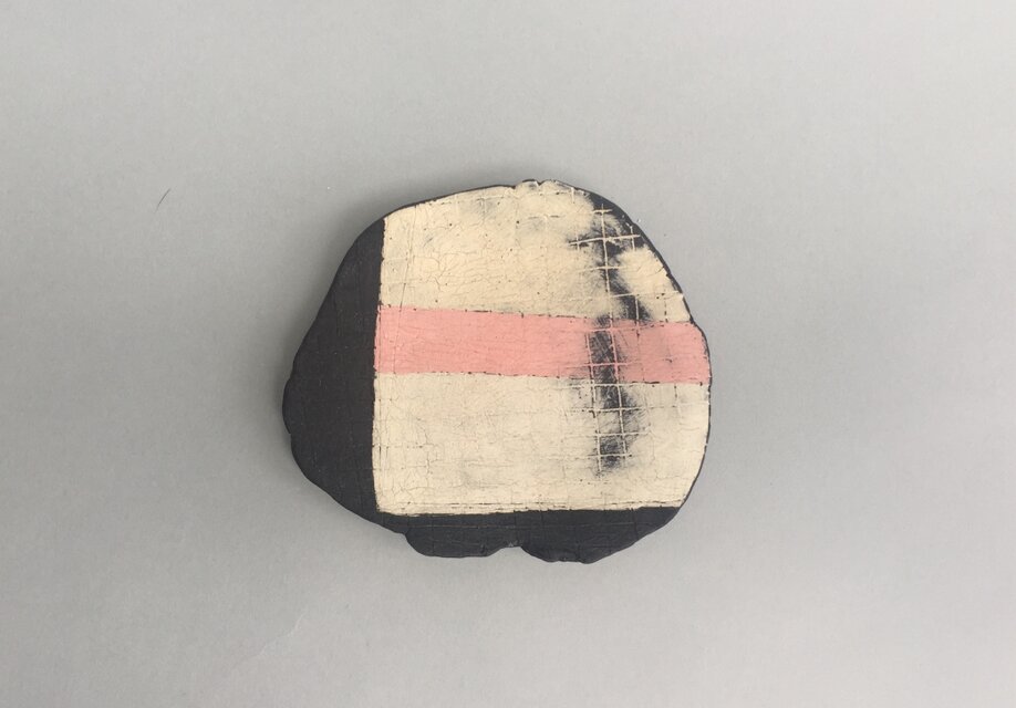 化粧掻き落とし文様　小皿141