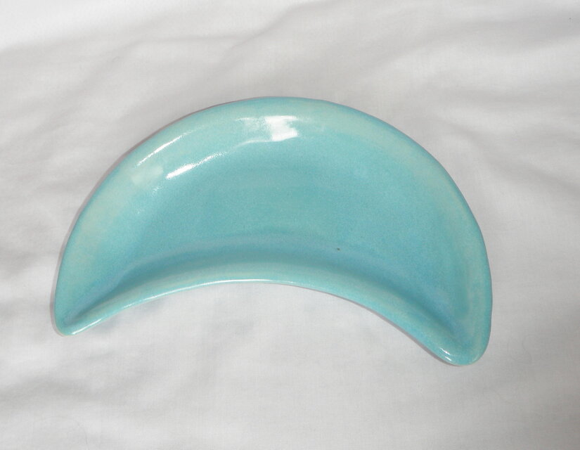 三日月皿～水色(N-146)