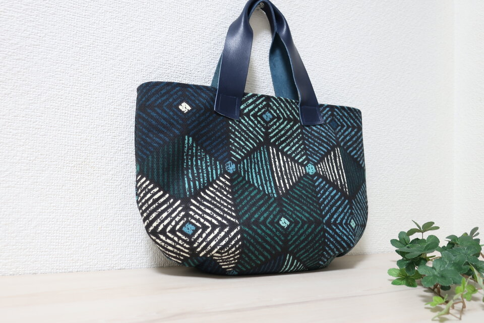 ふっくらフランスコットントートバック