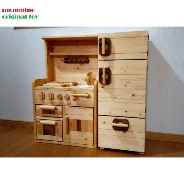 専用！おままごとキッチン26,666円オーダーメイド冷蔵庫とセット販売送料込 楽天市場】おままごと キッチン おままごとセット 木製 台所