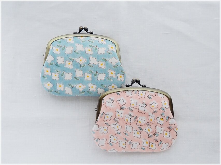 ■親子がま口財布【ミニマムサイズ】 / picnic ■ lucas (adm-pn)