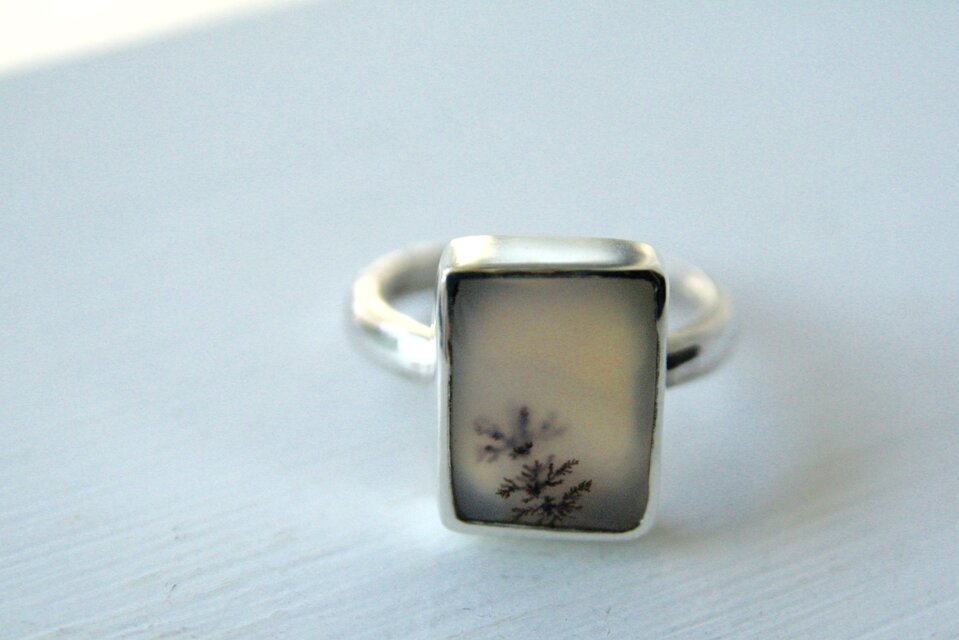 デンドライトメノウ　シルバーring