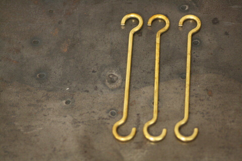 moihouse.. 真鍮 S字 フック long ３本セット