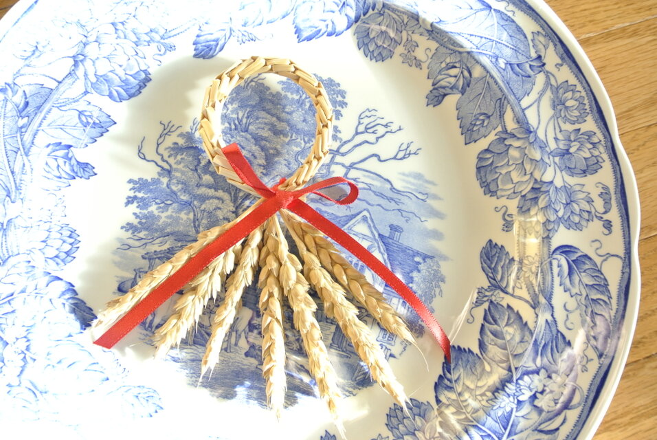 麦わらのオーナメント　（小麦）再販