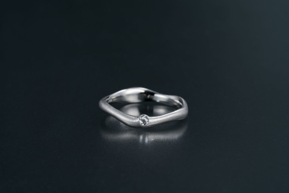 Cloud アンカットダイヤモンドリング