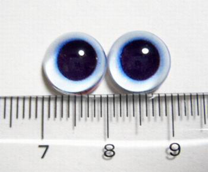 にゃんこのおめめ○半球グラスアイ○猫目○10mm○10702