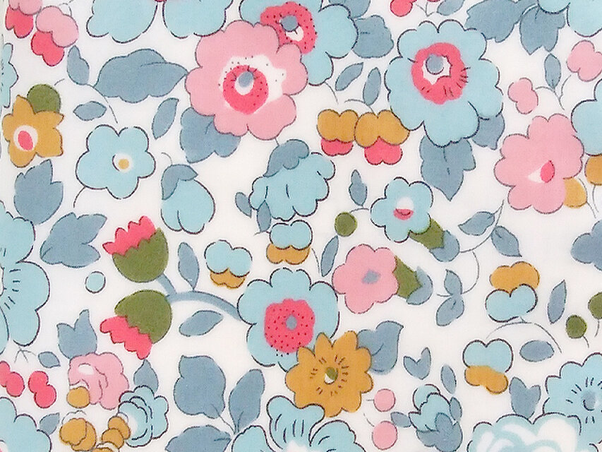 リバティ ほぼ日手帳 オリジナル カバー A6 文庫 ベッツィ グレー