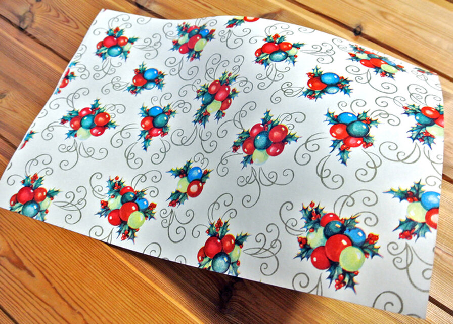 U.S.A. ヴィンテージ包装紙【フロストボール】DA-WP030