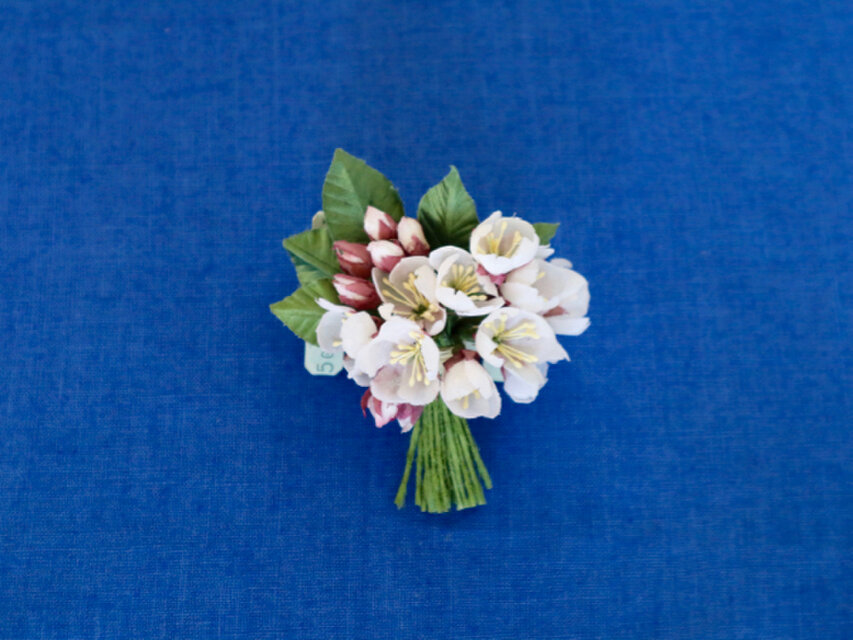 布花 桜のコサージュD