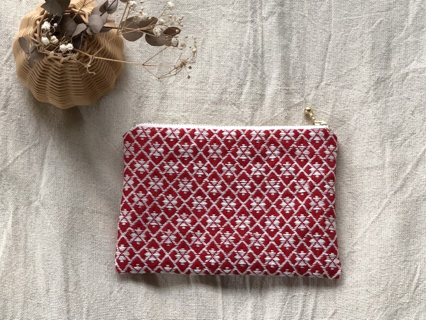 こぎん刺し  ⌘長方形ポーチ⌘