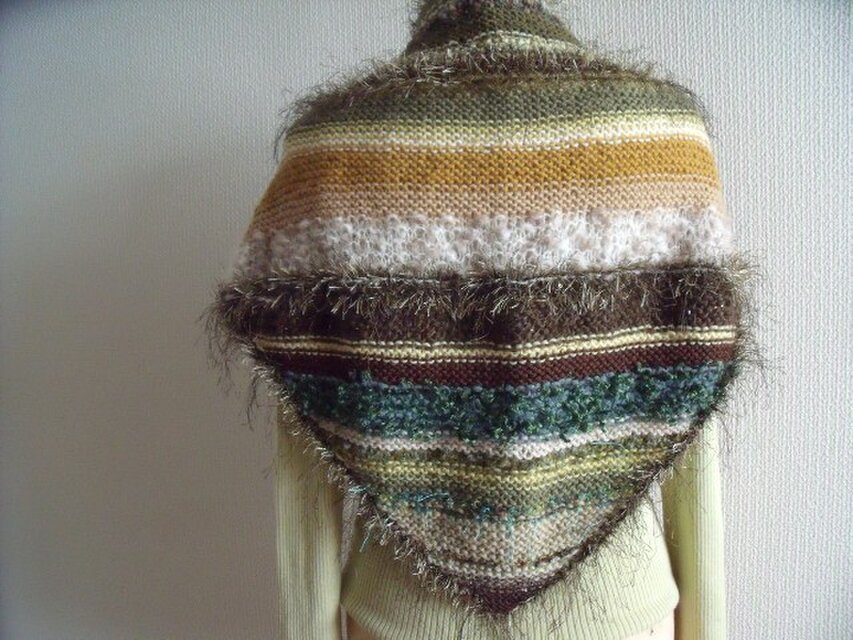 三角ショール４　