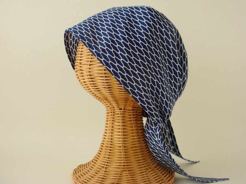 手ぬぐいバンダナ　40-BL