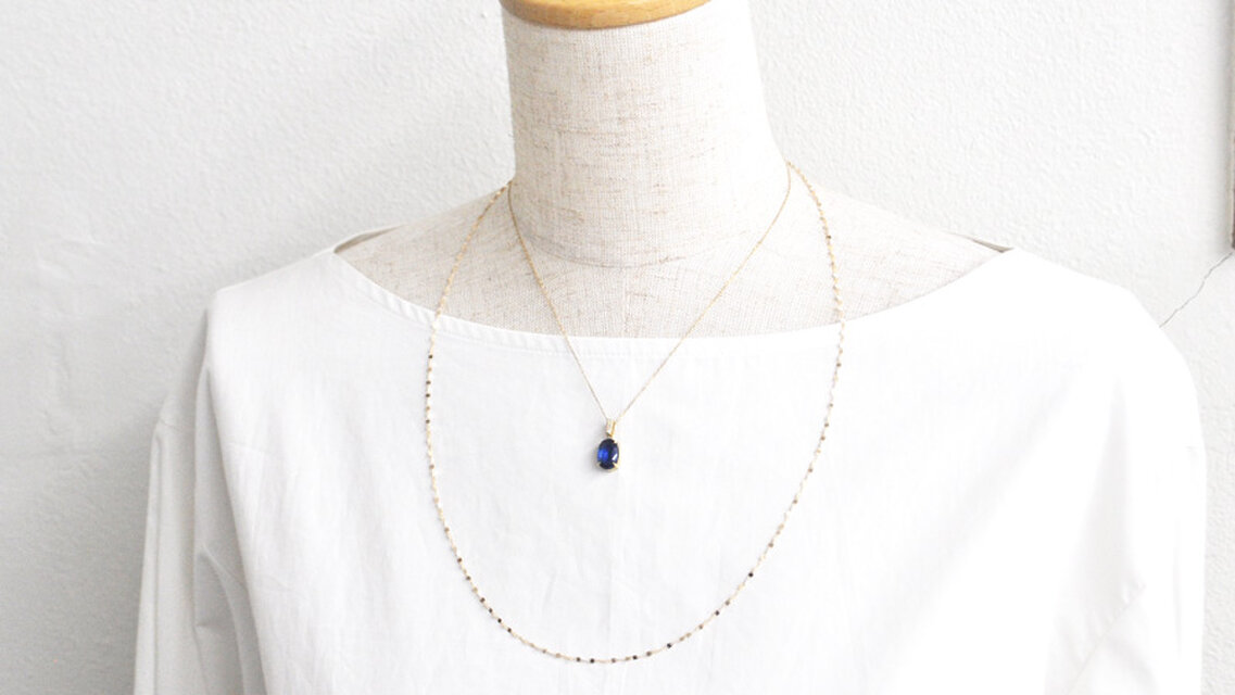 カイヤナイト ペンダントトップ （18金ホワイトゴールド） No.24 最高級 カイヤナイト ペンダントトップ （18金ホワイトゴールド） No.25 最高級