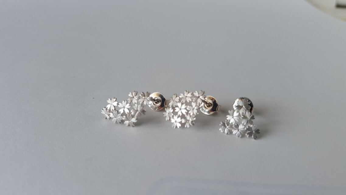 桜のピアス　3点セット　b　再販
