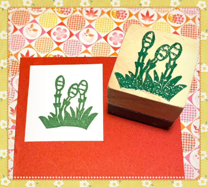 ✿春のはんこ〓【つくし】3㎝